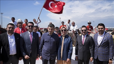 Anadolu Ajansı Yönetim Kurulu Başkanı ve Genel Müdürü Serdar Karagöz, 7. Etnospor Kültür Festivali'ni ziyaret etti