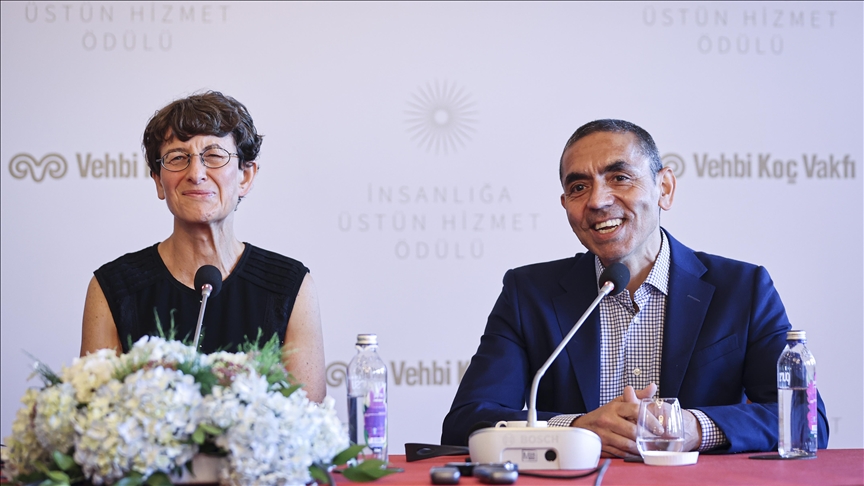 BioNTech's Turkish-German co-founders awarded top science honor
