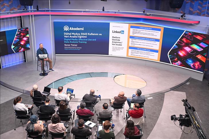 AA Akademi tarafından Dijital Medya: Etkili Kullanım ve Veri Analizi Eğitimi düzenlendi